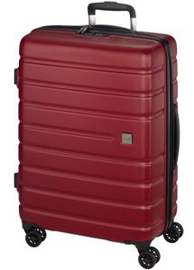 Hartschalen Rollen TSA Trolley 100 Liter Groß Reise Koffer 76 cm Rot Bowatex