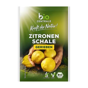 Bio Zitronenschale gerieben