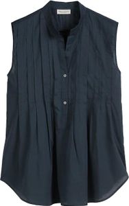 Woven Top, flared shape, pleats, sl 886 muted blue Größe 36/36 Woven Top, flared shape, pleats, sl 886 muted blue Größe 36/36