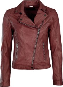 JCC Lederjacke 8167 Damen red 42