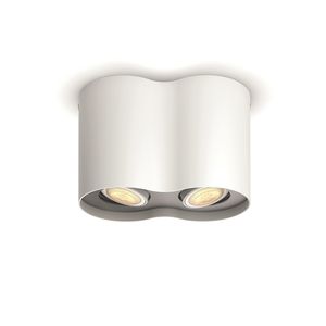 Philips Hue Bluetooth White Ambiance Spot Pillar in Weiß 2x 5W 700lm GU10 [ - Wie Neu]