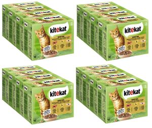 KITEKAT Portionsbeutel Multipack Markt-Mix in Gelee 4x 4 x 12x85g