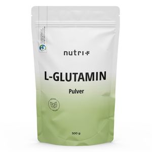 L-GLUTAMIN Pulver 500 g Vegan - Neutral & hochdosiert ohne Zusatzstoffe - 99,95% natur rein - Fermentiertes L-Glutamine Powder - Aminosäure