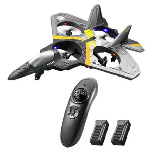 RC-Flugzeug, 2,4-GHz-RC-Flugzeug, RC-Flugzeugspielzeug, 2 Batterien mit Funktion Gravity Sensing, Weihnachtsgeschenk für Kinder