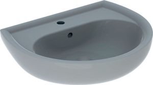 Geberit Waschtisch RENOVA mit Hahnloch, mit Überlauf 600 x 490 mm manhattan