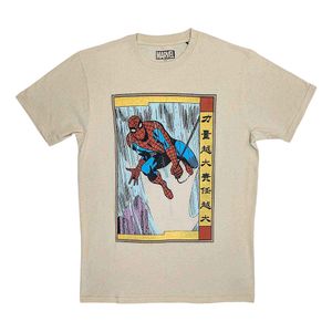 Spider-Man - T-Shirt für Herren/Damen Unisex RO10226 (S) (Sand)