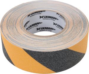 FIXMAN Rutschfestes Klebeband 50 mm x 18 m, schwarz-gelb