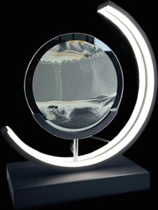 Luxus Treibsand Tischlampe - Schwarz