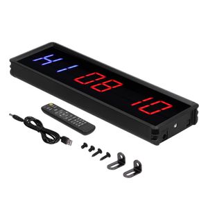 LED-Intervall-Timer für das Fitnessstudio, Countdown/Up-Uhr, Stoppuhr für Fitnesstraining LED-Intervall-Timer für das Fitnessstudio, Countdown/Up-Uhr, Stoppuhr für Fitnesstraining