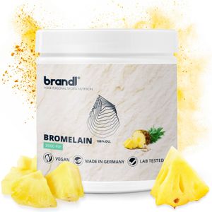 brandl® Bromelain hochdosiert | Natürliche Enzyme aus der Ananas mit 3.000 F.I.P. | 120 Premium Kapseln