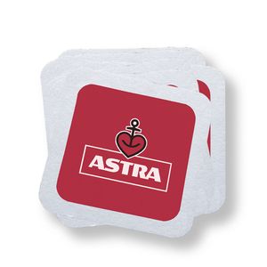 100 Stück Astra Bier Bierdeckel Untersetzer aus Bierdeckel-Pappe, 93 x 93 mm