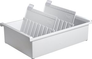 HAN Karteitrog 955-0-11 DIN A5 quer max. 1300Karten lichtgrau