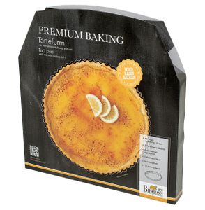 IRKMANN Tarteform mit losem Emaille-Boden, Ø 28 cm x H 3,5 cm, Marken-Antihaftbeschichtung, PFOA- fr