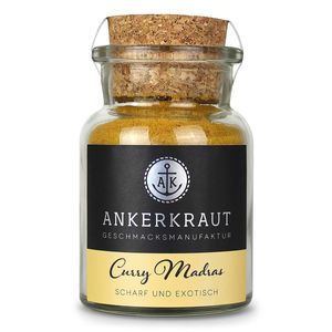 Ankerkraut Curry Madras Scharf und Exotisch im Korkenglas 60g