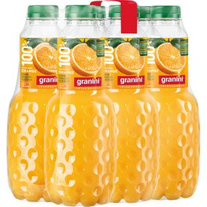 Granini Trinkgenuss Orange mit Fruchtfleisch, PET Einweg - 6 x 1 l Flasche