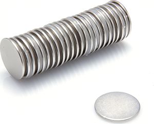 Neodymové magnety valcové 15 x 1 mm 1 kus N38