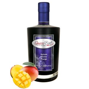 Balsamico Creme Mango 0,5L 3% Säure mit original Crema di Aceto Balsamico di Modena IGP