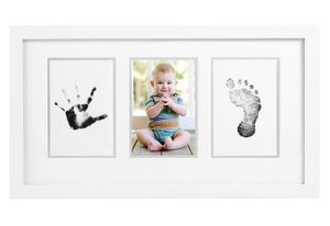 Pearhead Baby Imprint Picture Frame White