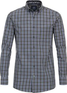 REDMOND Herren Freizeithemd Langarm Button-Down Comfort Grün kariert L