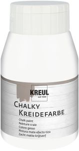KREUL Kreidefarbe Chalky White Baumwolle 500 ml