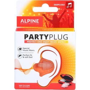 Alpine PartyPlug Transparent Transparent Ohrstöpsel