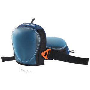 DEXTER - Verstellbare Knieschützer- Textil und PVC - Blau und Schwarz - Anti-Rutsch Beschichtung - Knieschoner