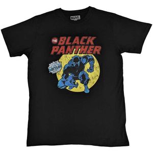 Black Panther - T-Shirt für Herren/Damen Unisex RO10220 (M) (Schwarz)