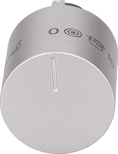 Bauknecht Whilpool 481010567263 Knebel Drehknopf Drehschalter 2kreis Silber Kochstelle Kochfeld Kochmulde Herd auch Ignis Privileg