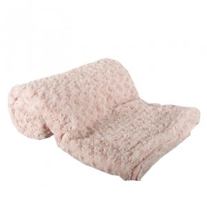 Hod "Bouclette" Kunstpelz - rosa 180 × 230 cm - Atmosphera interior designer