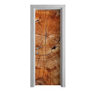 Tür Selbstklebende 70x210 cm Türfolie Türtapete Klebefolie - Holz Stamm
