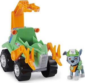 Spin Master 31400 - Paw Patrol Dino Rescue Rockys Basis Fahrzeug mit Rückzieh-Mechanismus