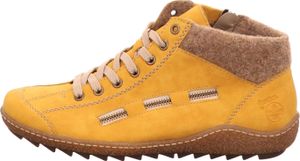 Rieker Schnürstiefel Kaltfutter in gelb/orange, Gr. 36
