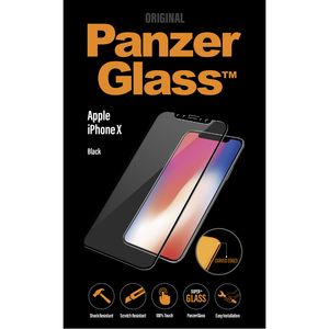 PanzerGlass PREMIUM für Apple iPhone X / XS | Schwarz | Displayschutzglas
