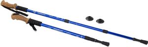 Trekingové hole Nordic Walking s ergonomickou, korkovou rukojetí, 135 cm, 2 ks