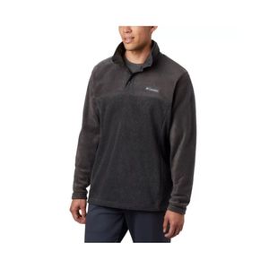 Columbia Herren Midlayer Outdoor Fleecepullover Steens Mountain™ Half-Snap, Farbe:Grau, Größe:L, Artikel:-030  Charcoal Heather / Shark