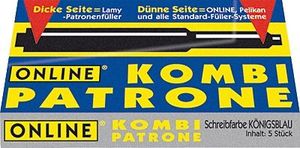 ONLINE® 17202 Tintenkombipatrone - 5 Stück, königsblau