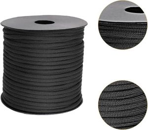 50m Paracord - Hoch UV- und abriebfest, geeignet für Camping und Heimwerken, robustes Zeltzubehör für den Notfall