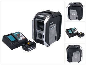 Makita DMR 114 RF1B Akku Radio 12 V - 18 V Bluetooth IP65 + 1x Akku 3,0 Ah + Ladegerät