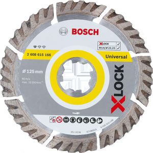 Bosch X-LOCK Trennscheibe Standard for Universal 125 x 22,23 x 1,6 x 10 2 Stk