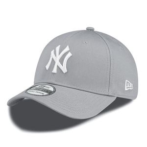 Kšiltovka New Era 39thirty MLB League Basic NY Yankees Grey White - L/XL