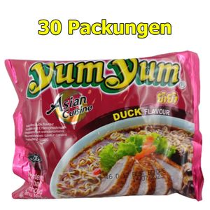 Yum Yum Duck 30er Pack instant Nudeln asiatische Nudelsuppe Ente