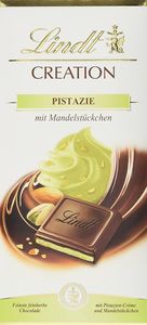 Czekolada Lindt Creation z kawałkami pistacji i migdałów 148 g