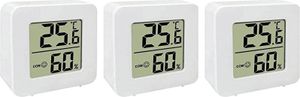 3 Stück Thermometer für Innenräume,Raumthermometer Digital Innen,Mini LCD Digital Thermometer Hygrometer