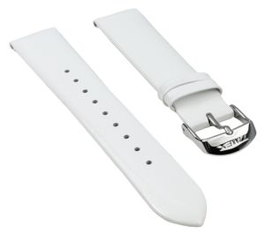 Timex Ersatzband  glänzend weiß 18mm für T2N791 T2N789 T2N790