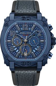 POLICE Herrenuhr Quarzuhr blau onesize Herren 45 PEWJF0021901, PEWJF0021902, PEWJF0021903, PEWJF0021904 POLICE Herrenuhr Quarzuhr blau onesize Herren 45 PEWJF0021901, PEWJF0021902, PEWJF0021903, PEWJF0021904