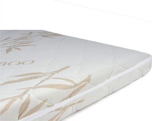 Bambusový poťah na matrac 90x200x18 cm prešívaný so zipsom