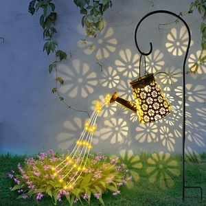 Solar Gießkanne Garten LED Lichter, Sterndusche Garten Solarleuchten Außen Sternen Gießkanne Wasserdichte LED Lichterkette für Terrasse Weihnachtsdekoration
