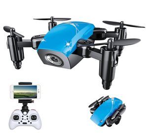 S9W - RC Micro Quadcopter Drohne Wifi HD-Kamera - blau