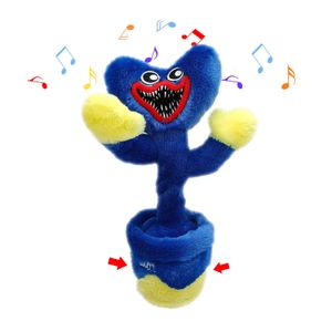 Tanzender Poppy Playtime Elektrisches Plüschtier, USB-Aufladung Singender und Sprechender Wurst Monster Kuscheltiere Stoffpuppe Spielzeug Geschenk für Jungen, Mädchen