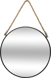 Okrúhle nástenné zrkadlo na šnúre 55 cm